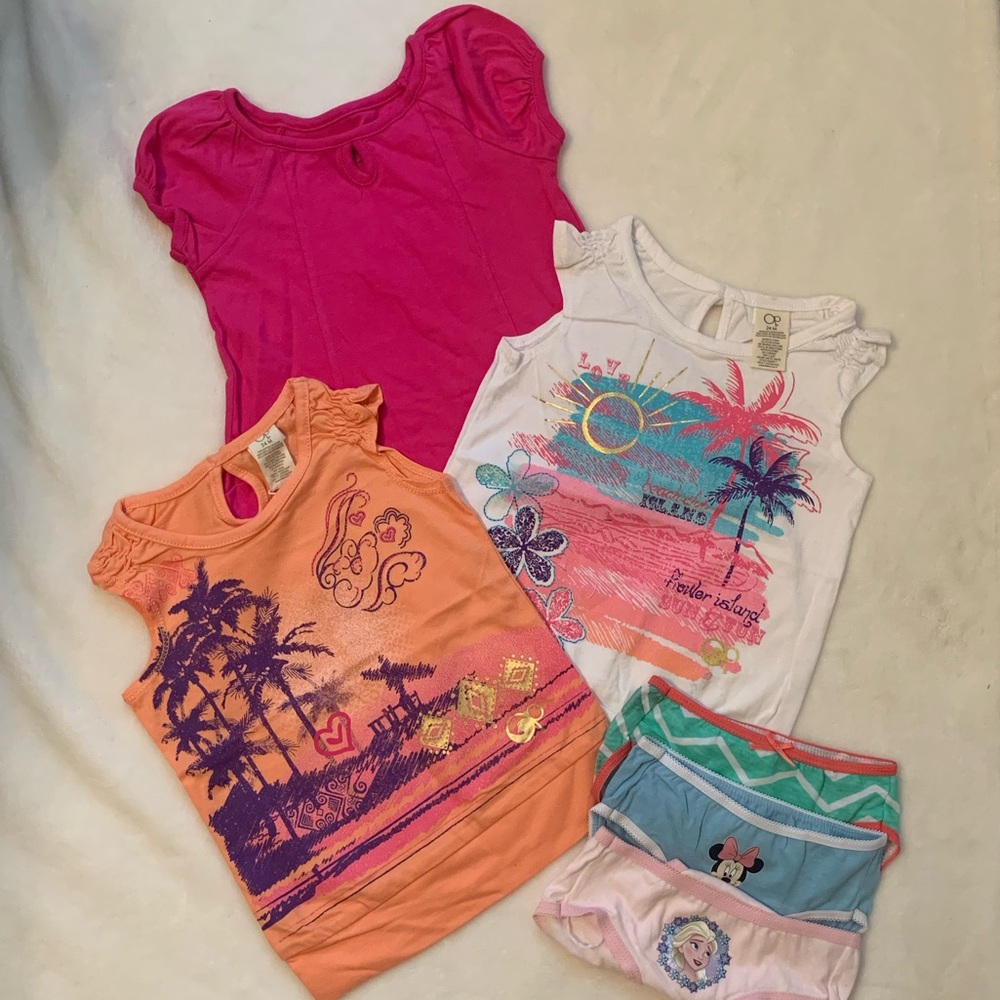 24m \ 2t Bundle Shirts and Underwear